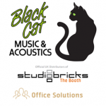 studiobricks black cat marketing advert logo