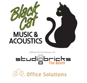 studiobricks black cat marketing advert logo